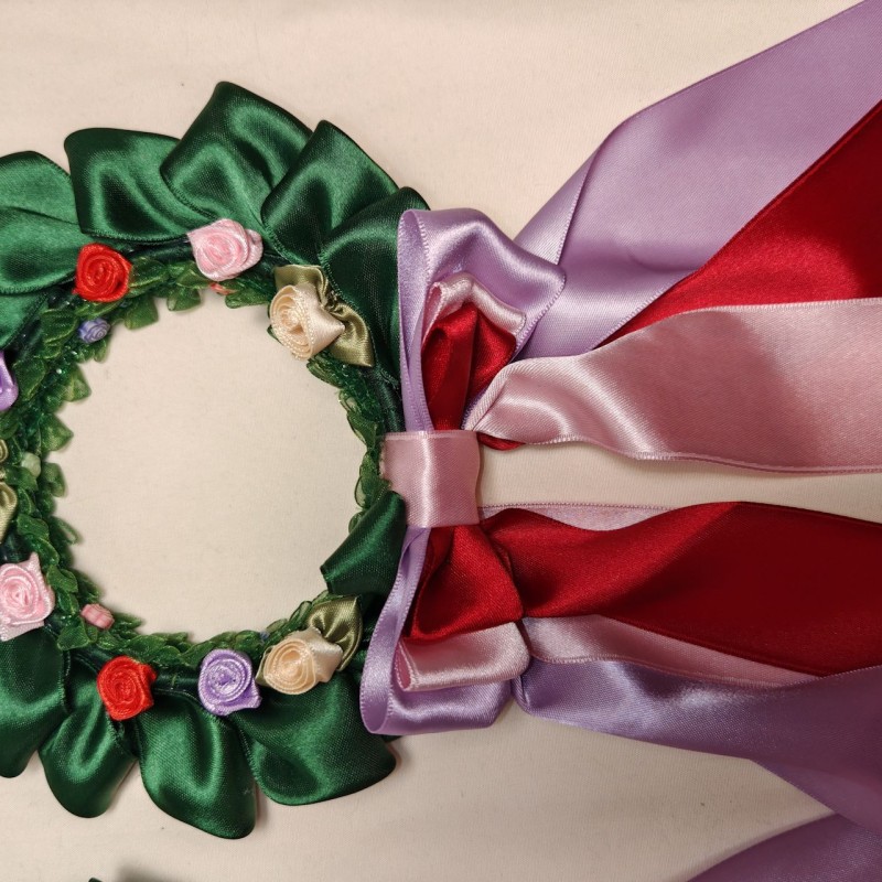 Bomboniera coroncina di diametro 10 cm a tema Rapunzel