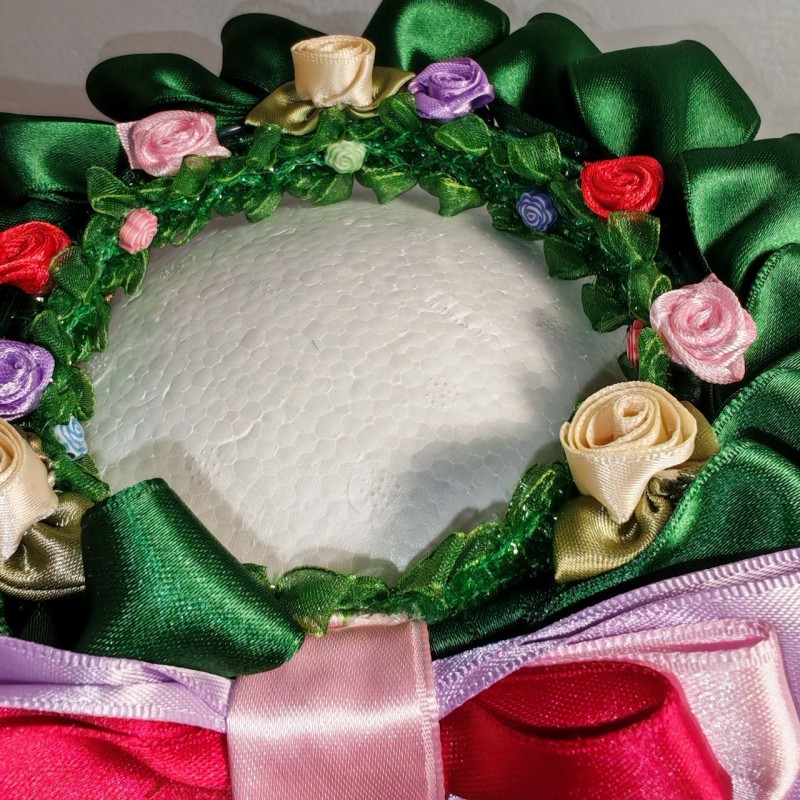 Bomboniera coroncina di diametro 10 cm a tema Rapunzel