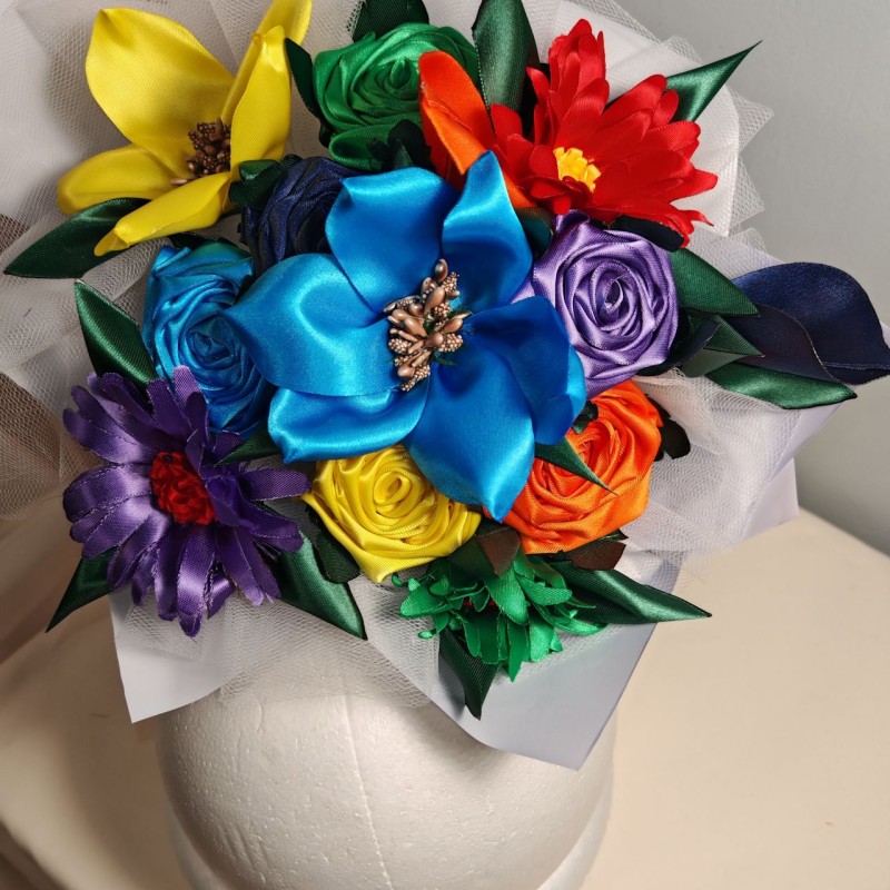 Bouquet  fiori diversi con tanti colori