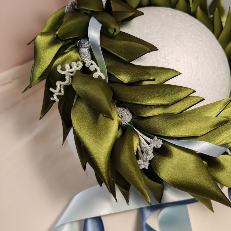 corona-alloro-m2-torciglioni-fili-nastro-roselline