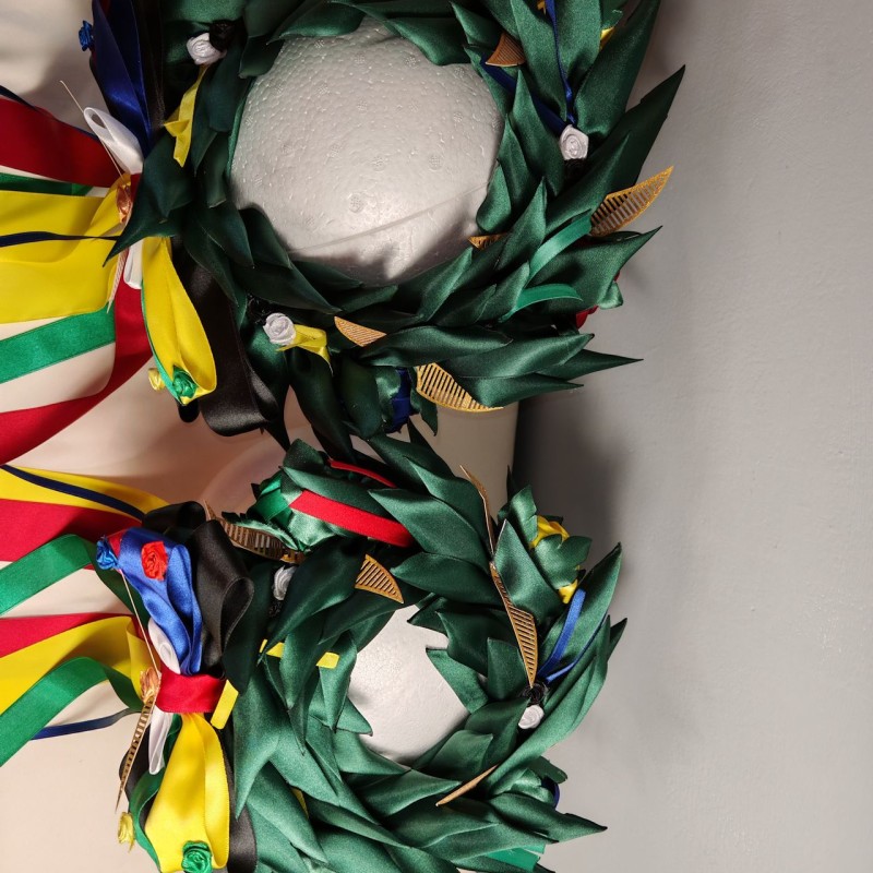 Set di due Corone dAlloro in tessuto a tema Harry Potter