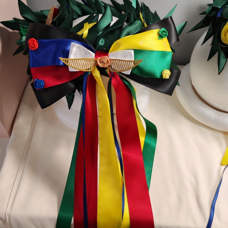 Set di due Corone dAlloro in tessuto a tema Harry Potter